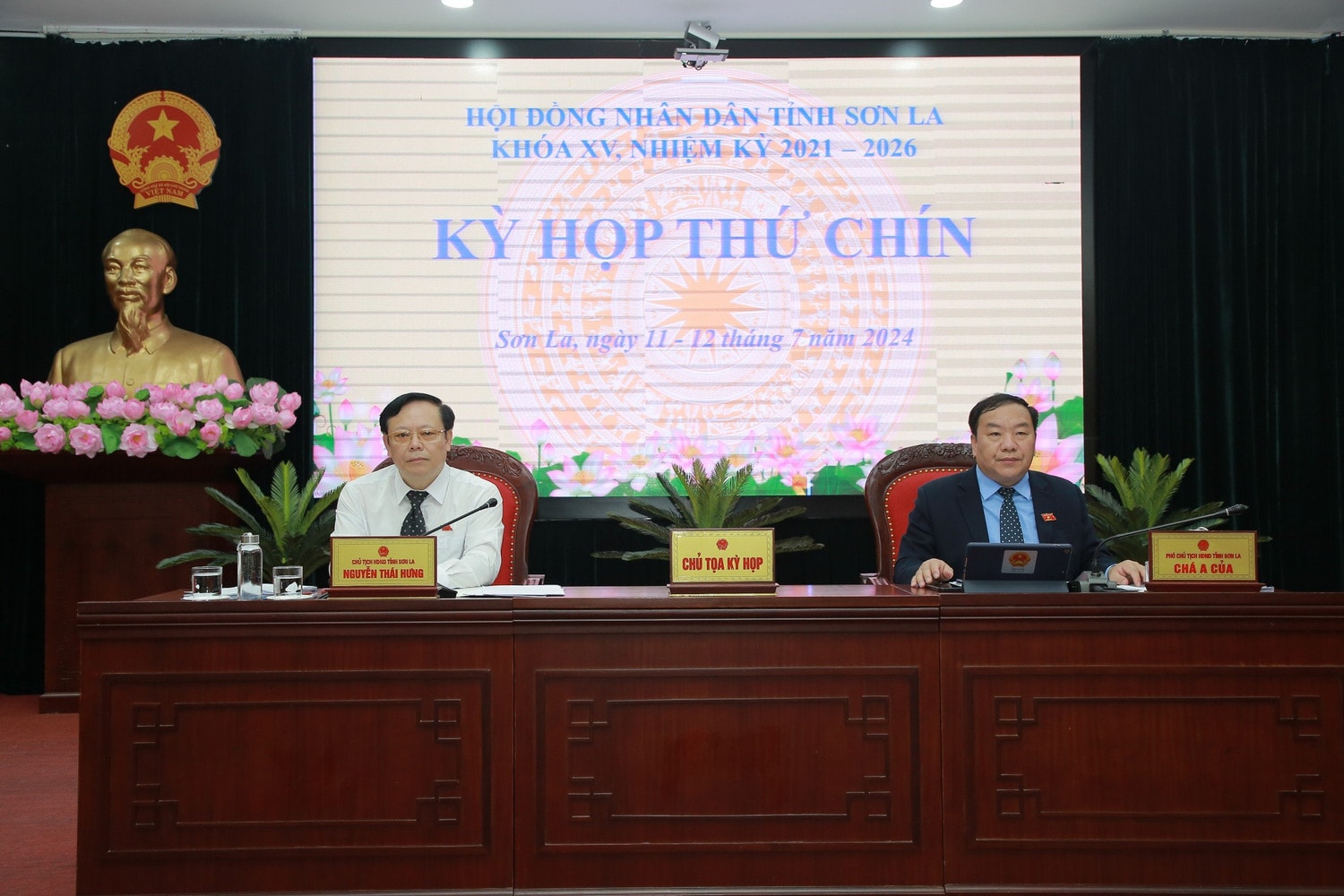Sơn La khai mạc Kỳ họp thứ 9, HĐND tỉnh khoá XV -1