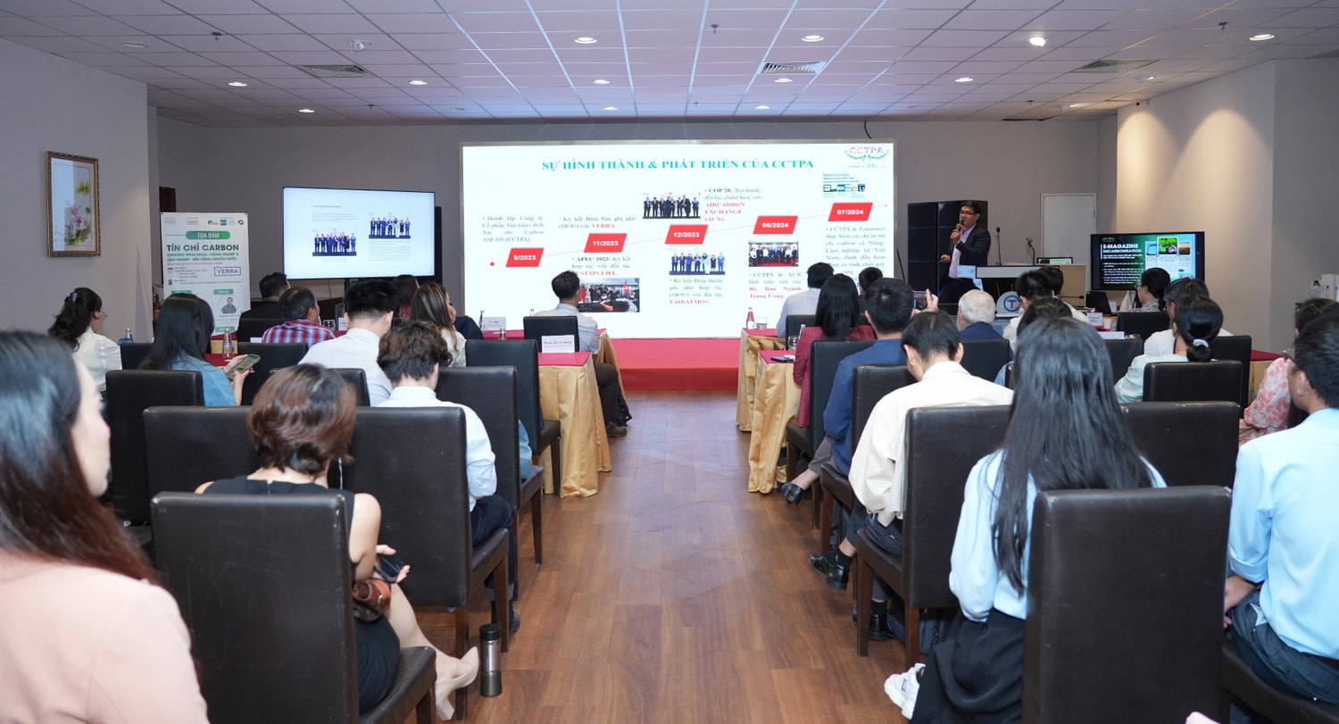 Nhiều giải pháp đột phá góp phần giải quyết các vấn đề rác thải nhựa, dự án tạo tín chỉ carbon và quản lý nguồn nước.... đã được nêu ra tại tọa đàm Tín chỉ Carbon: Chìa khóa cho nền kinh tế tuần hoàn và phát triển bền vững -0