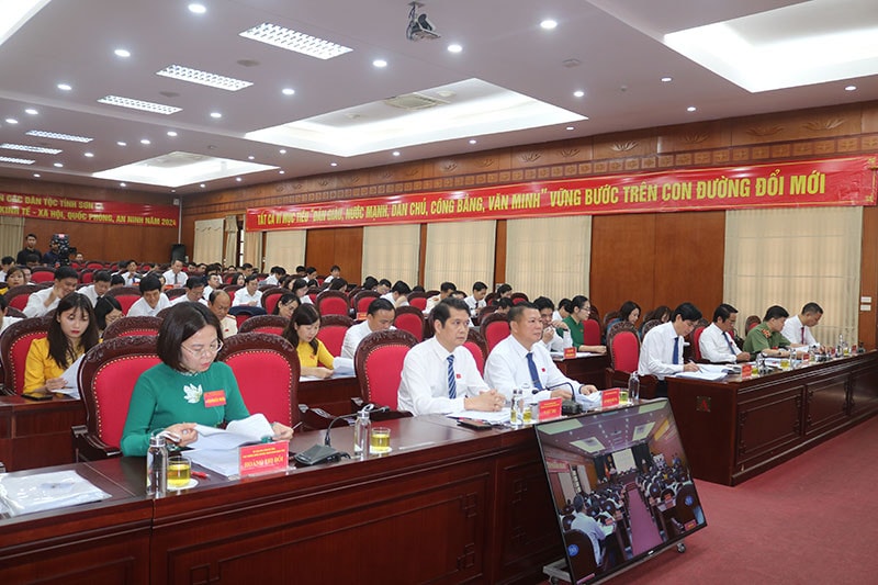 Sơn La khai mạc Kỳ họp thứ 9, HĐND tỉnh khoá XV ảnh 3 Sơn La khai mạc Kỳ họp thứ 9, HĐND tỉnh khoá XV -2