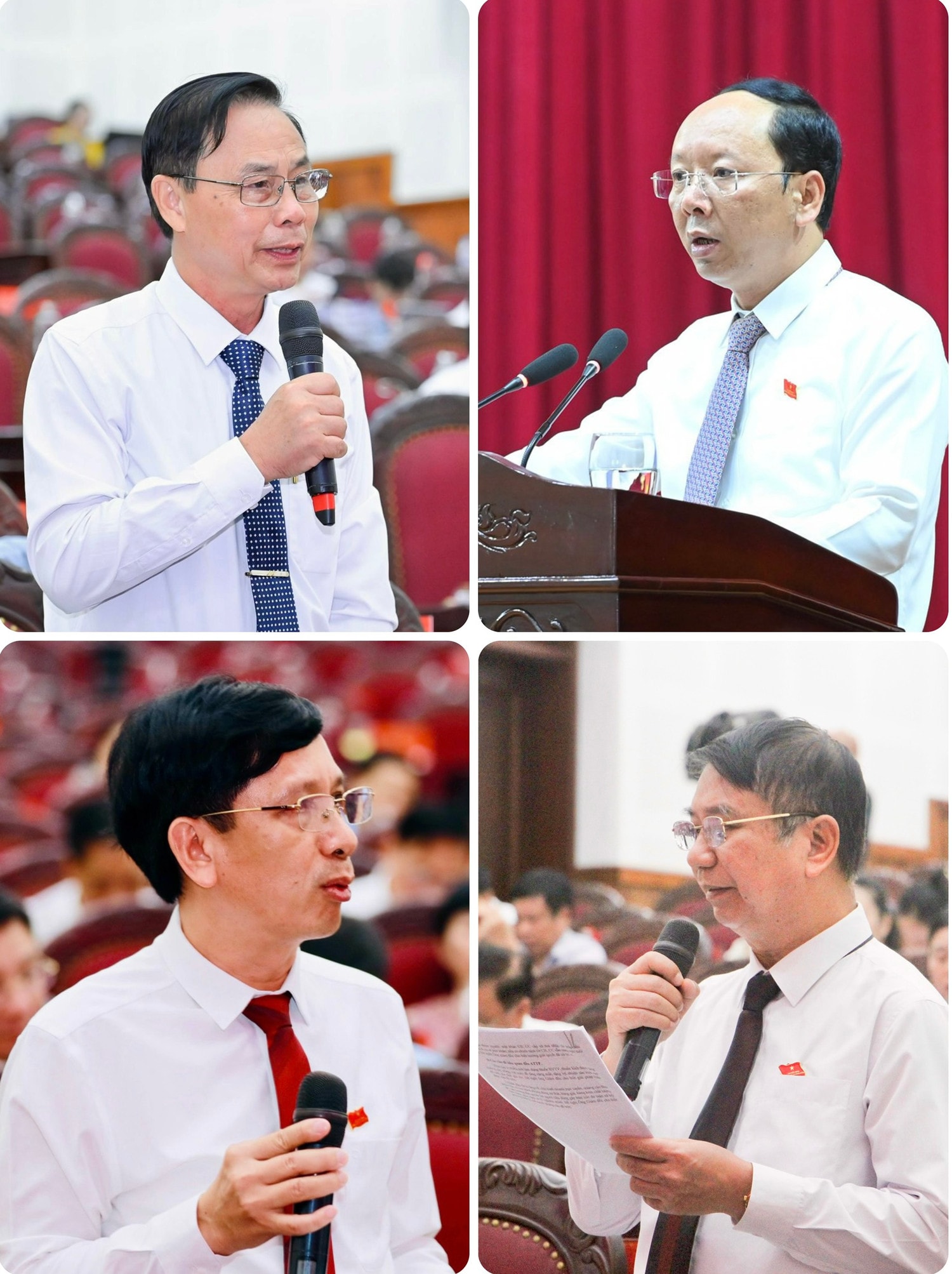 Các đại biểu tham gia phát biểu tại kỳ họp. Ảnh: H. Phong