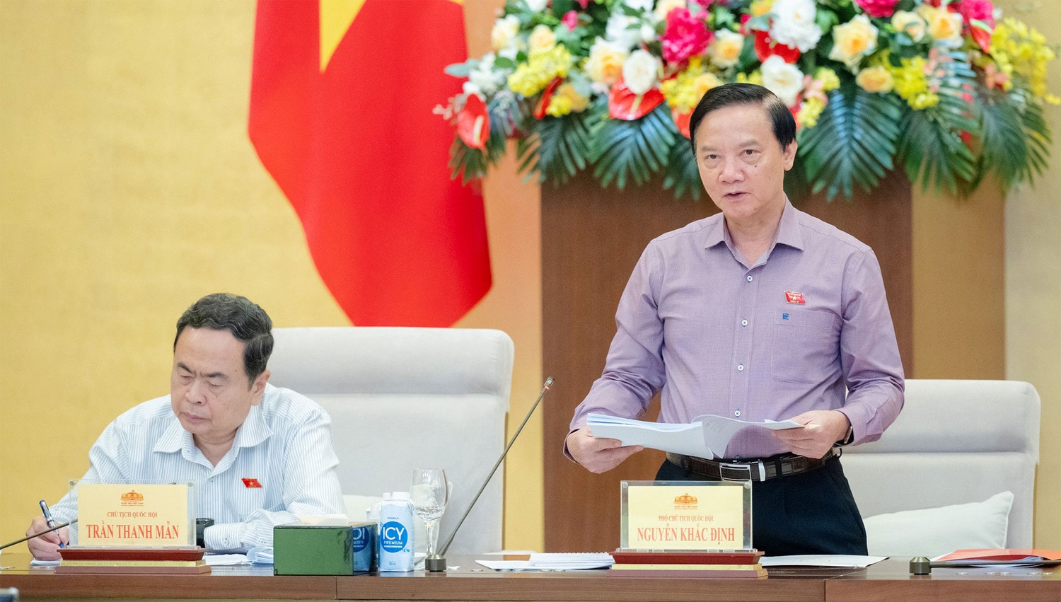 Chủ tịch Quốc hội Trần Thanh Mẫn chủ trì cuộc họp với các cơ quan của Quốc hội, cơ quan của Ủy ban Thường vụ Quốc hội -0