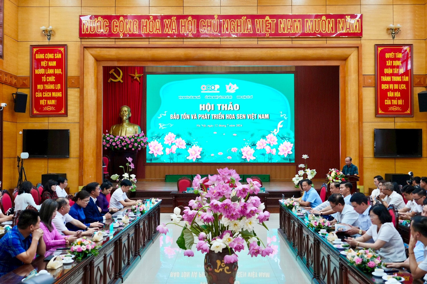 Bảo tồn và tôn vinh phát triển sen Việt Nam trên địa bàn thành phố Hà Nội -0