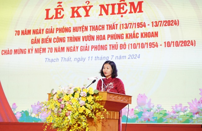 Thực hiện thắng lợi các mục tiêu phát triển huyện Thạch Thất nhanh, bền vững theo hướng đô thị xanh -0