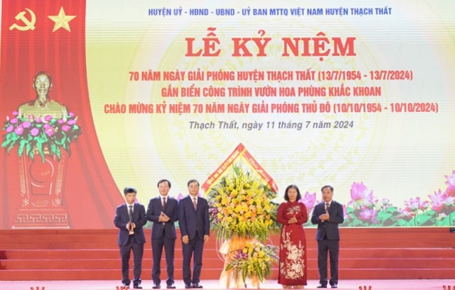 Thực hiện thắng lợi các mục tiêu phát triển huyện Thạch Thất nhanh, bền vững theo hướng đô thị xanh -0