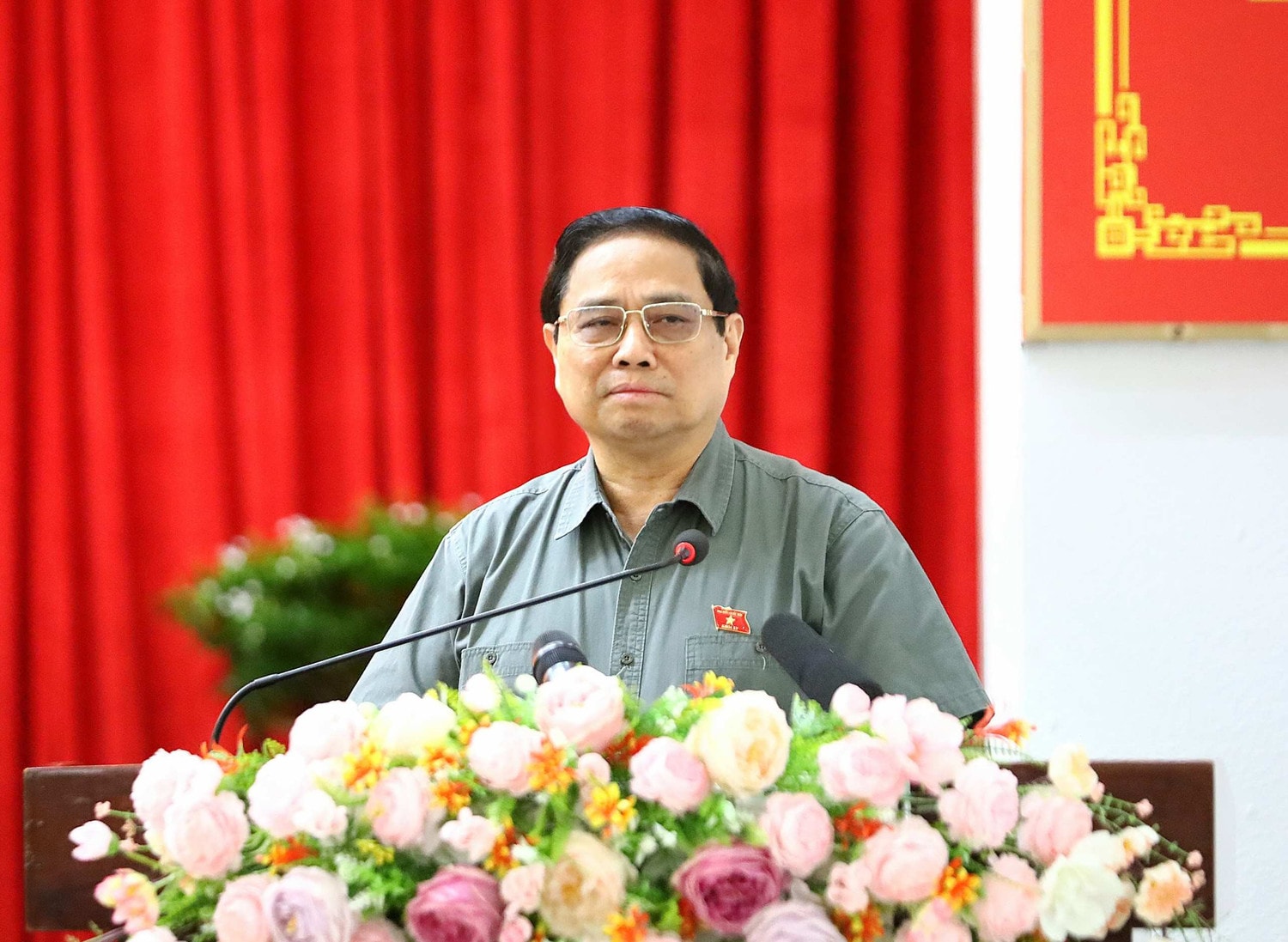 Thủ tướng Phạm Minh Chính tiếp xúc cử tri tại thành phố Cần Thơ -0