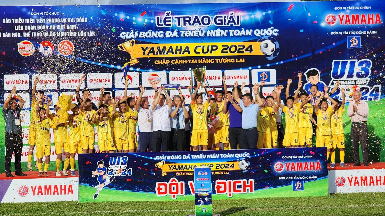 U13 Sông Lam Nghệ An bảo vệ thành công ngôi vô địch Giải bóng đá thiếu niên toàn quốc -0