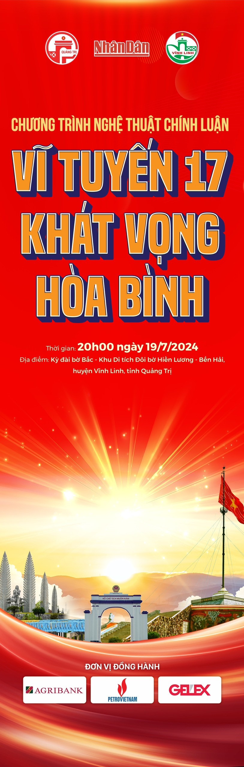 Chương trình nghệ thuật chính luận “Vĩ tuyến 17 – Khát vọng hòa bình” ảnh 1