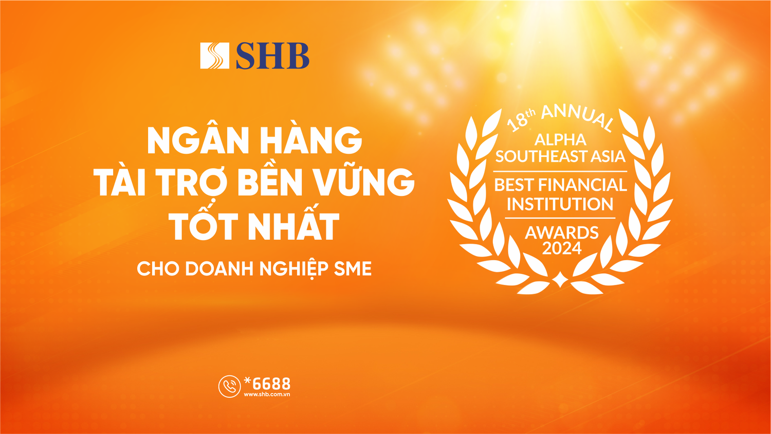 SHB được vinh danh “Ngân hàng tài trợ bền vững tốt nhất dành cho Doanh nghiệp SME” -0