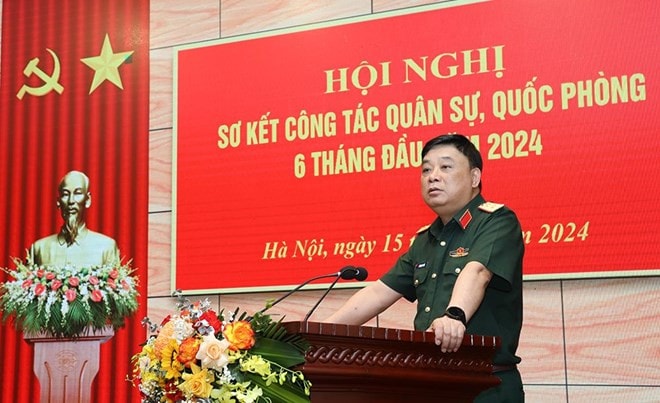 Tổng cục Công nghiệp Quốc phòng sơ kết công tác quân sự, quốc phòng -0