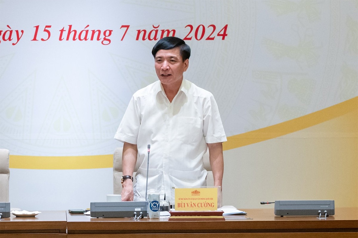 Ban Thường vụ Đảng ủy Khối các cơ quan Trung ương làm việc với Ban Thường vụ Đảng ủy cơ quan Văn phòng Quốc hội -0