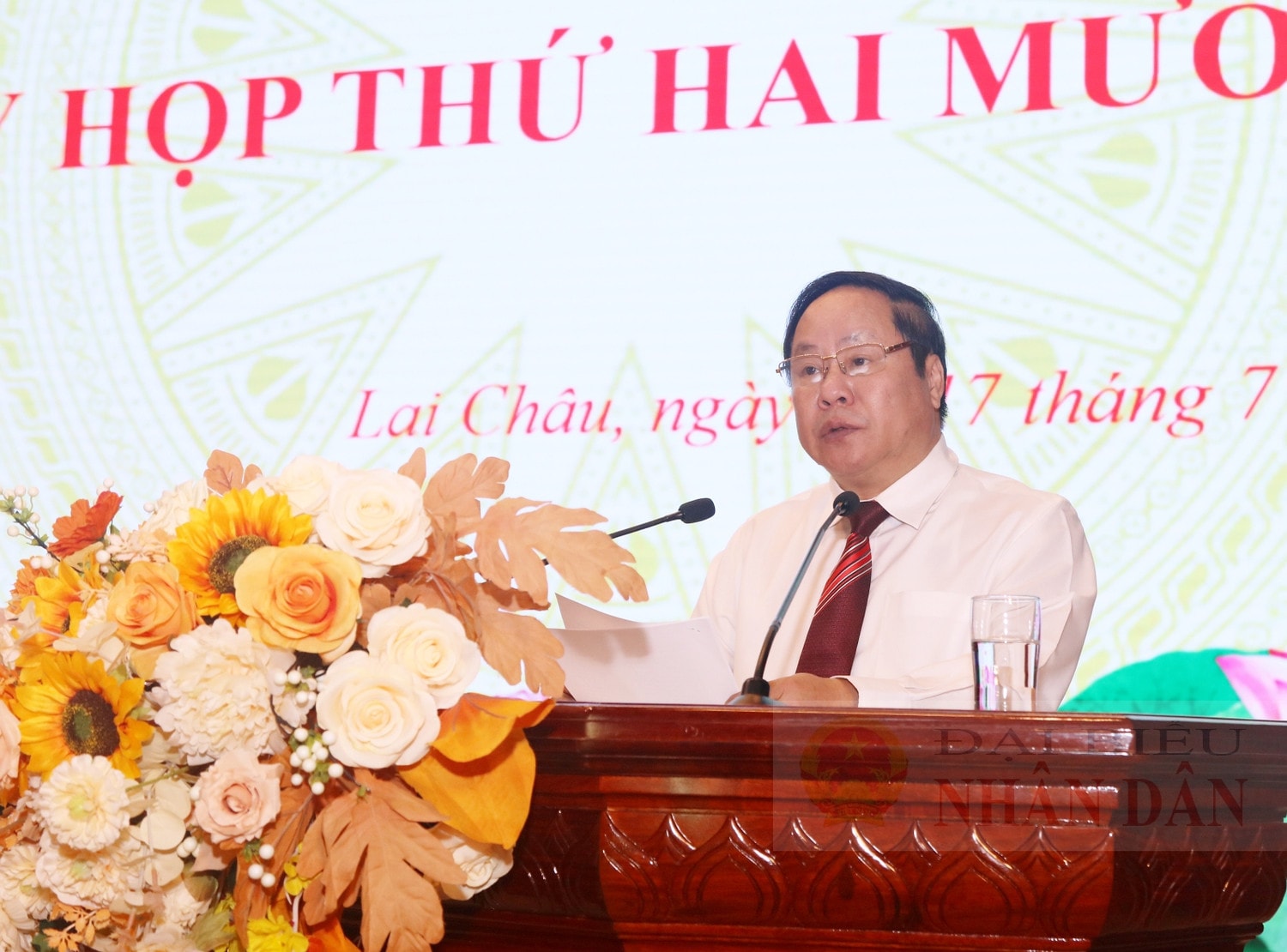Ủy viên Ban Thường vụ Tỉnh ủy, Phó Chủ tịch Thường trực UBND tỉnh Tống Thanh Hải phát biểu Khai mạc Kỳ họp thứ 21 HĐND tỉnh Lai Châu Khoá XV, nhiệm kỳ 2021-2026 -0