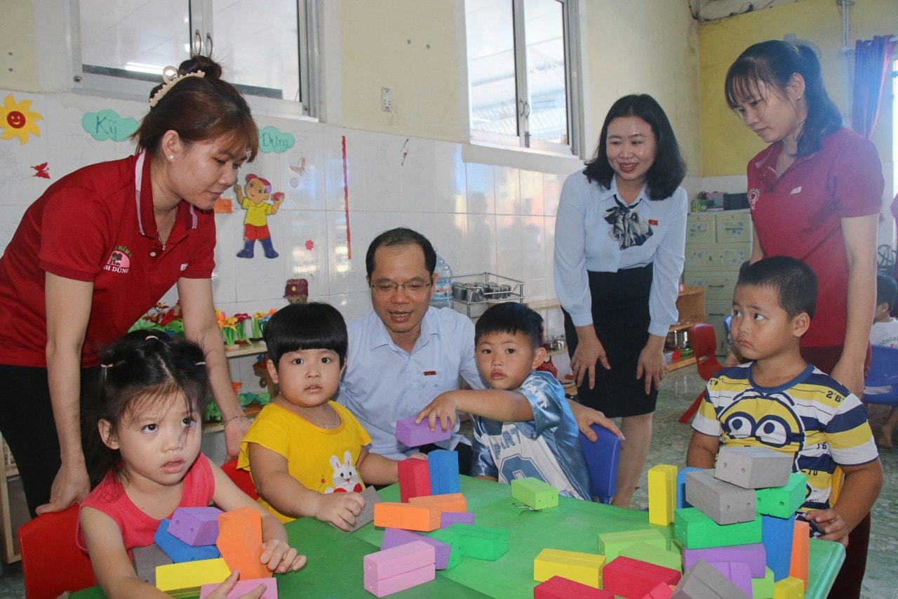 Đoàn khảo sát của Ủy ban Văn hóa, Giáo dục khảo sát thực tế tại Trường mầm non Anh Dũng, xã Hòa Phú, huyện Củ Chi Ủy ban Văn hóa, Giáo dục khảo sát việc thực hiện chính sách, pháp luật với nhà giáo và trẻ mần non tại huyện Củ Chi, TP. Hồ Chí Minh -0