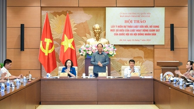 Hội thảo lấy ý kiến dự thảo Luật sửa đổi, bổ sung một số điều của Luật Hoạt động giám sát của Quốc hội và HĐND