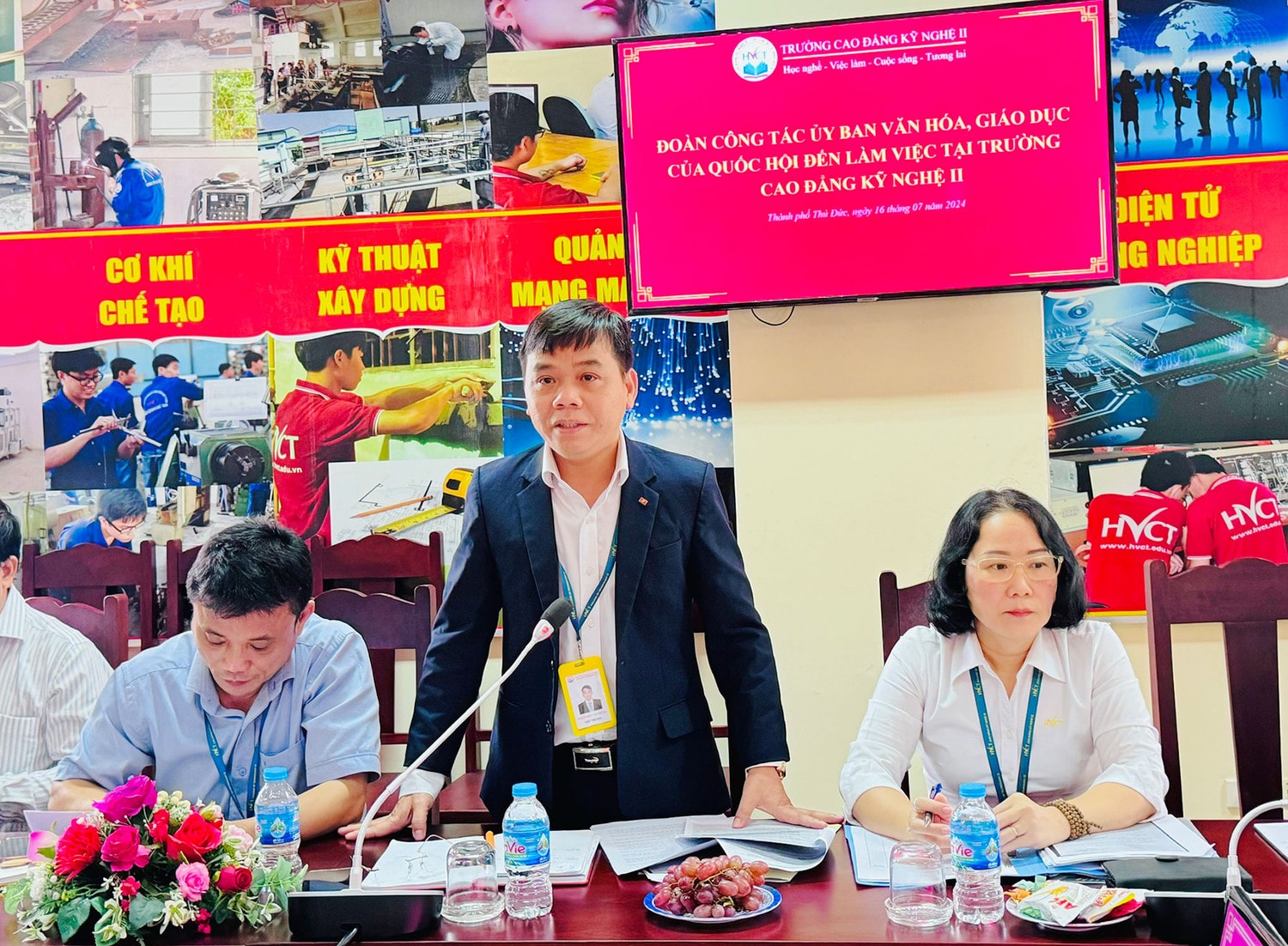 Ủy ban Văn hóa, Giáo dục khảo sát việc thực hiện pháp luật về nhà giáo tại Trường Cao đẳng Kỹ nghệ II, TP. Hồ Chí Minh -0