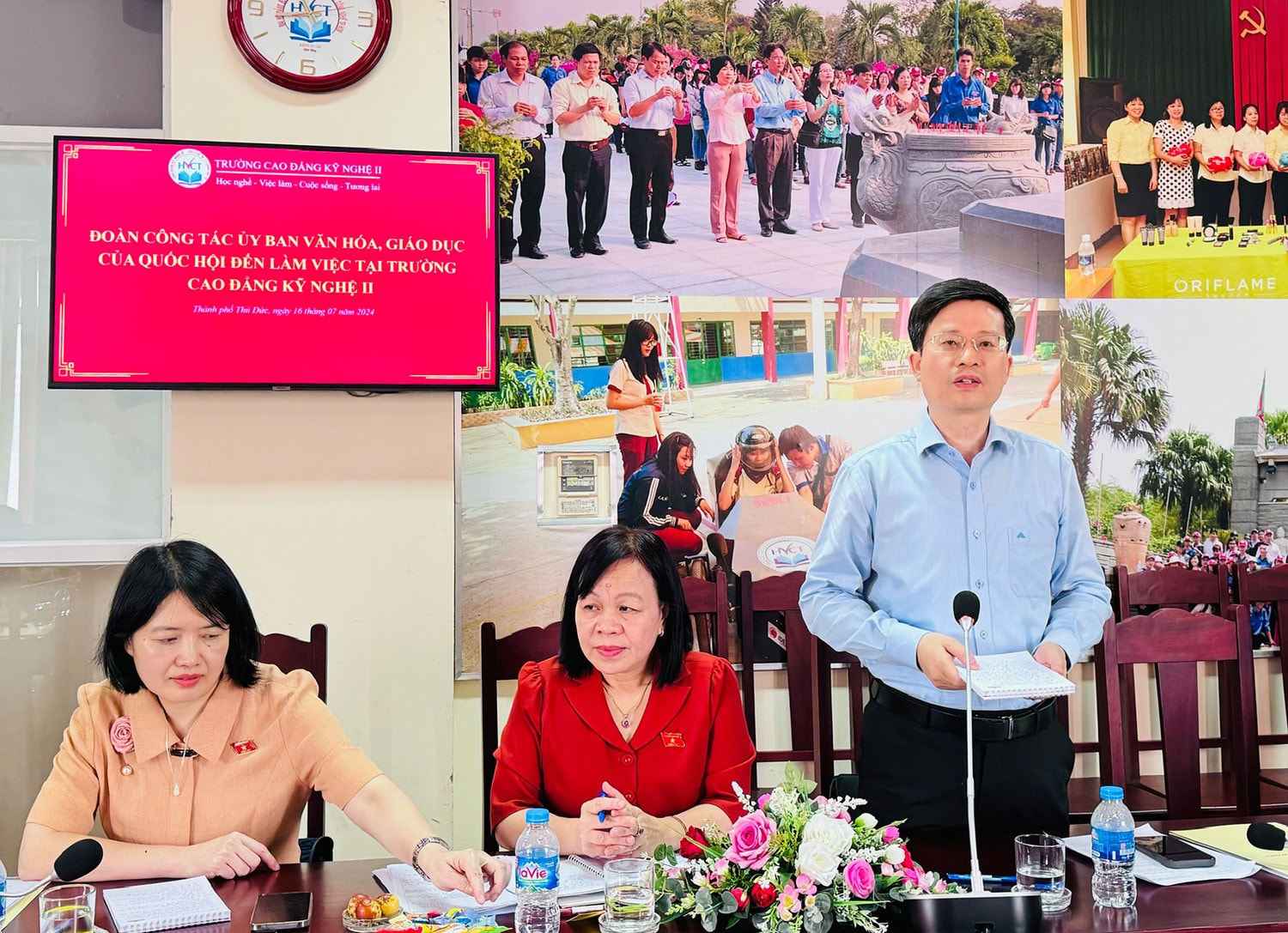 Ủy ban Văn hóa, Giáo dục khảo sát việc thực hiện pháp luật về nhà giáo tại Trường Cao đẳng Kỹ nghệ II, TP. Hồ Chí Minh -0