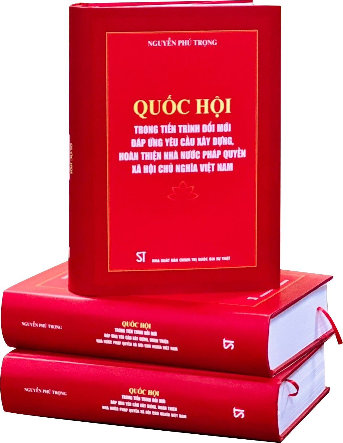 CUỐN SÁCH “QUỐC HỘI TRONG TIẾN TRÌNH ĐỔI MỚI ĐÁP ỨNG YÊU CẦU XÂY DỰNG, HOÀN THIỆN NHÀ NƯỚC PHÁP QUYỀN XÃ HỘI CHỦ NGHĨA VIỆT NAM” CỦA TỔNG BÍ THƯ NGUYỄN PHÚ TRỌNG TIẾP TỤC ĐỊNH HƯỚNG CHO QUỐC HỘI KHÔNG NGỪNG ĐỔI MỚI VÀ PHÁT TRIỂN