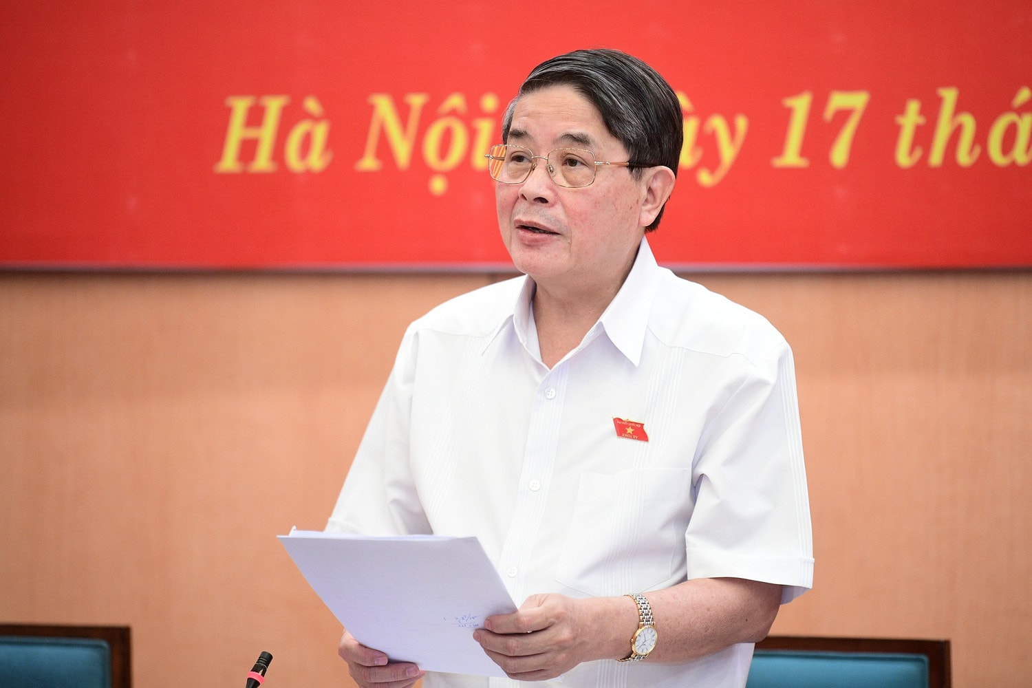 Đoàn giám sát của Quốc hội làm việc với UBND TP. Hà Nội về quản lý thị trường bất động sản và phát triển nhà ở xã hội -0