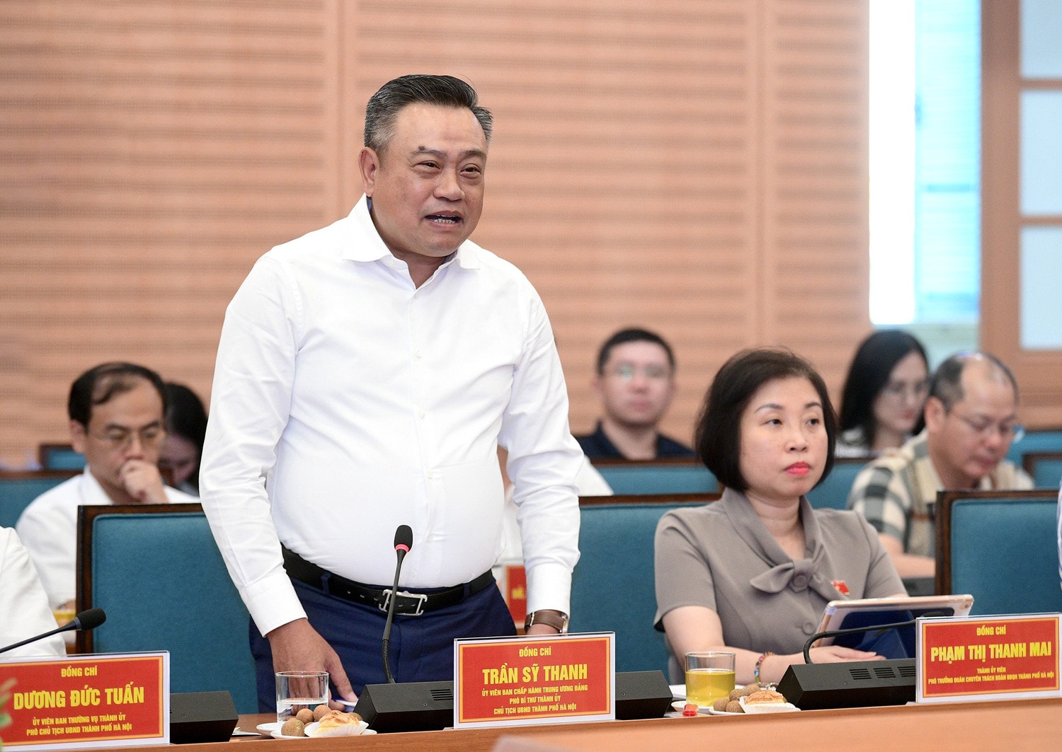 Đoàn giám sát của Quốc hội làm việc với UBND TP. Hà Nội về quản lý thị trường bất động sản và phát triển nhà ở xã hội -0