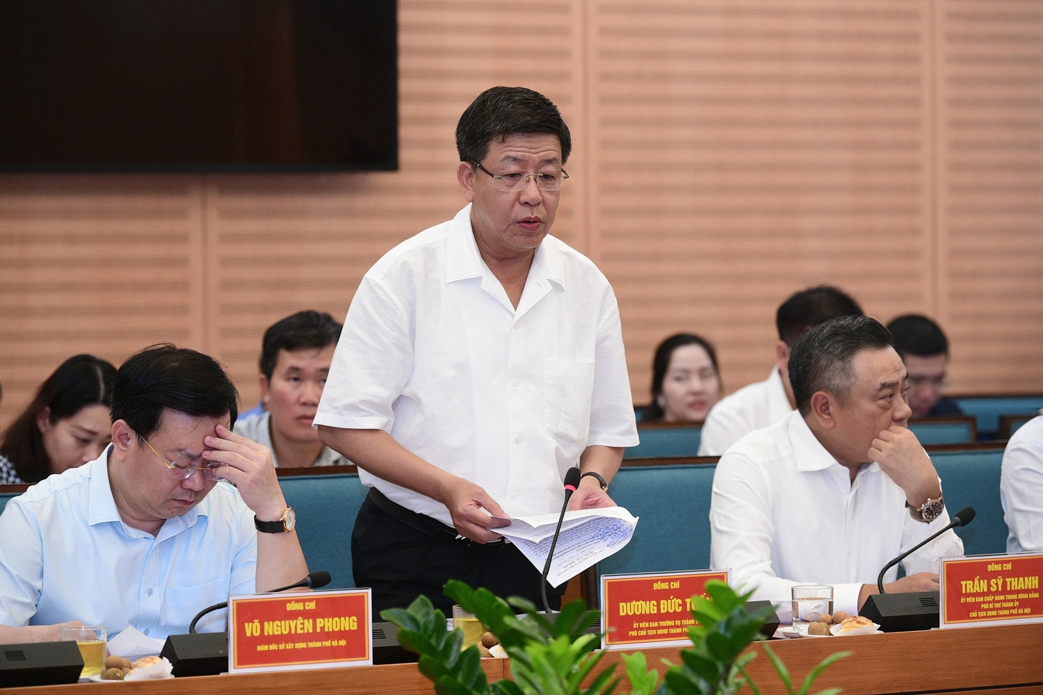 Đoàn giám sát của Quốc hội làm việc với UBND TP. Hà Nội về quản lý thị trường bất động sản và phát triển nhà ở xã hội -0
