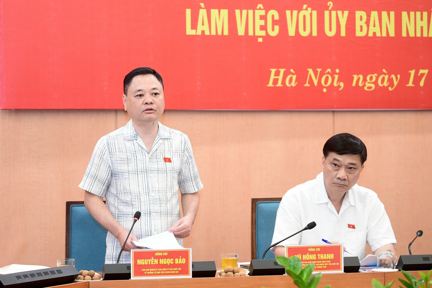 Đoàn giám sát của Quốc hội làm việc với UBND TP. Hà Nội về quản lý thị trường bất động sản và phát triển nhà ở xã hội -0