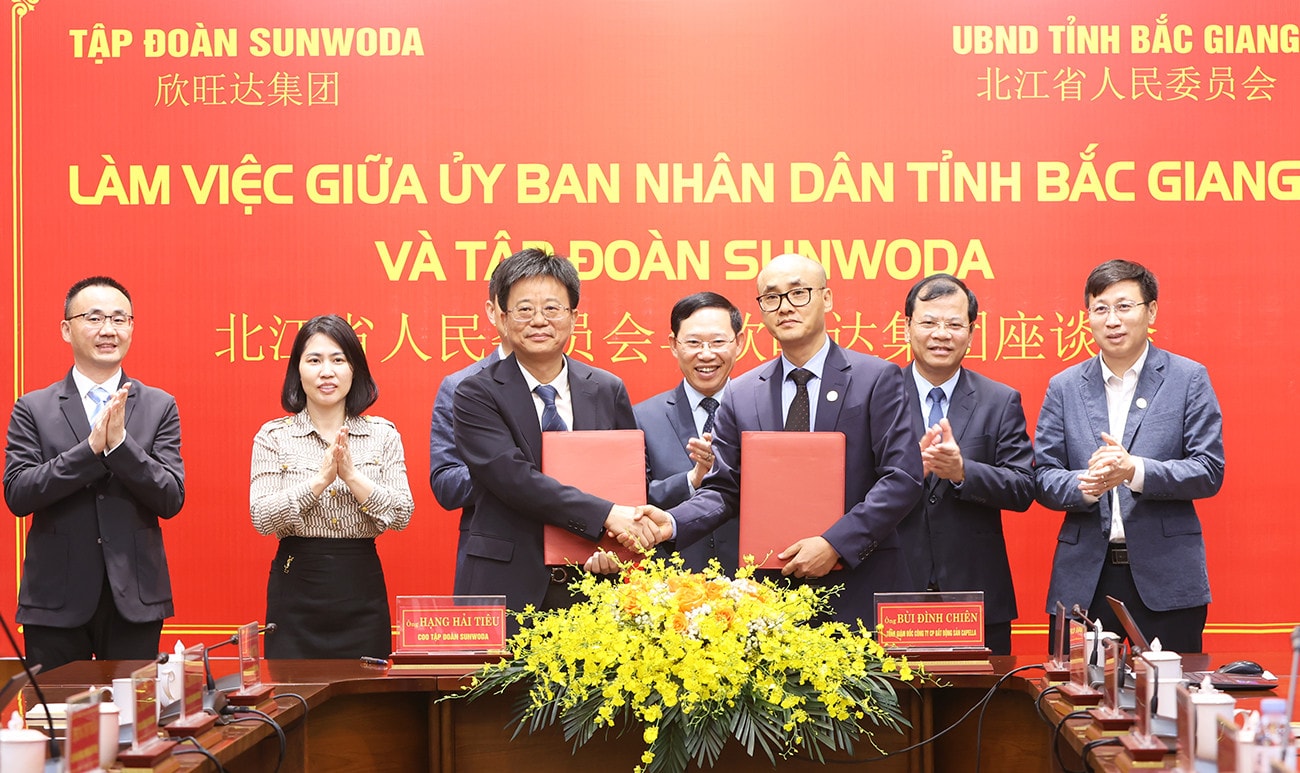 Tập đoàn Sunwoda dự kiến đầu tư dự án 300 triệu USD tại KCN Yên Lư, Bắc Giang -0