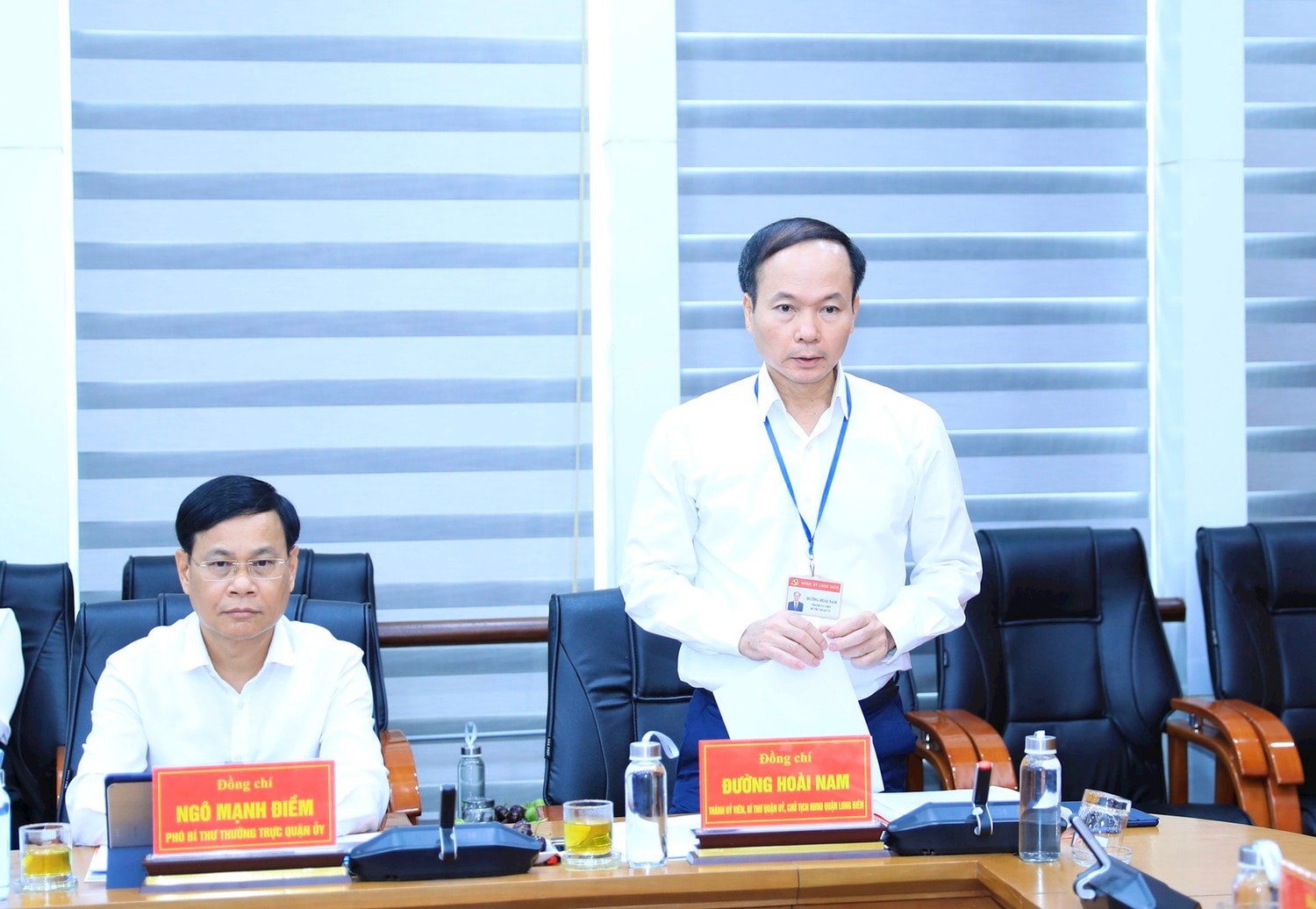 Quận Long Biên (Hà Nội): Tập trung rà soát các mục tiêu nhiệm vụ, hoàn thành các chương trình, kế hoạch, mục tiêu đã đề ra -0