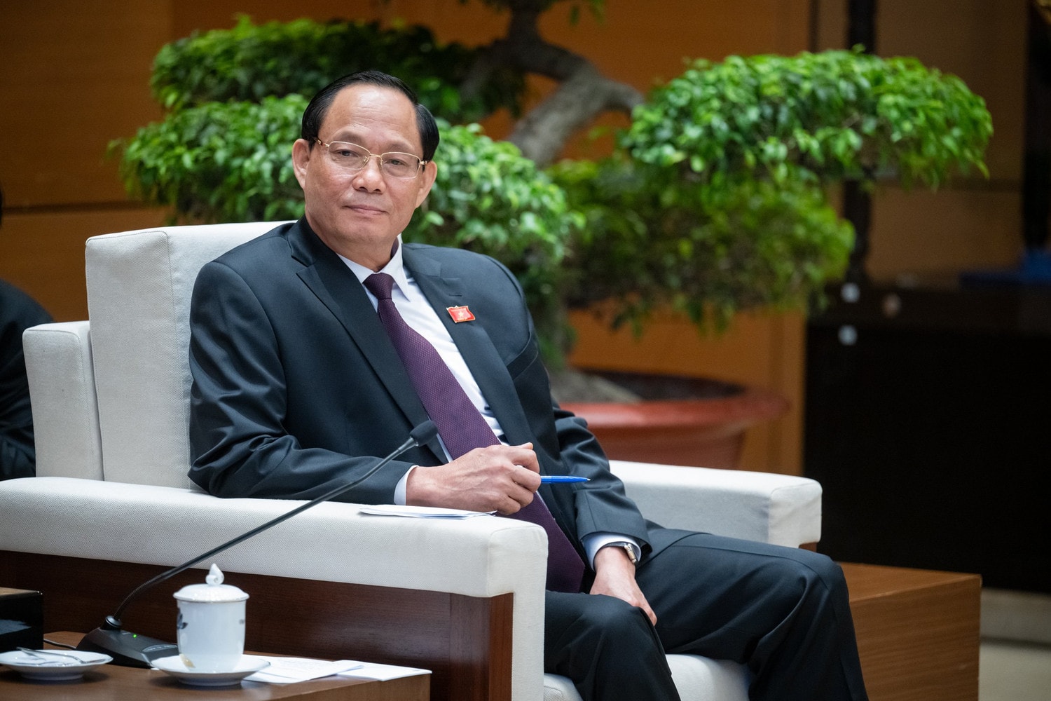Phó Chủ tịch Quốc hội Trần Quang Phương tại cuộc tiếp