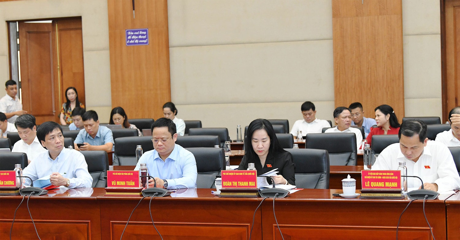 Chủ tịch Quốc hội Trần Thanh Mẫn làm việc với Ban Chấp hành Đảng bộ thành phố Hải Phòng -0