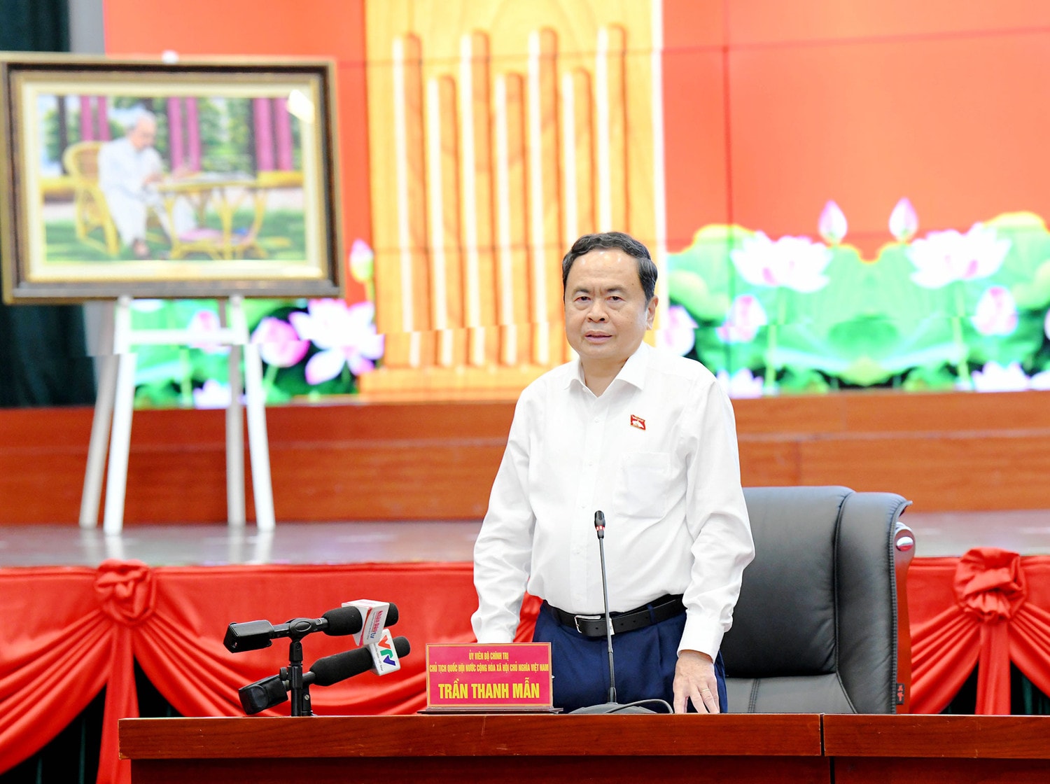 Chủ tịch Quốc hội Trần Thanh Mẫn làm việc với Ban Chấp hành Đảng bộ thành phố Hải Phòng