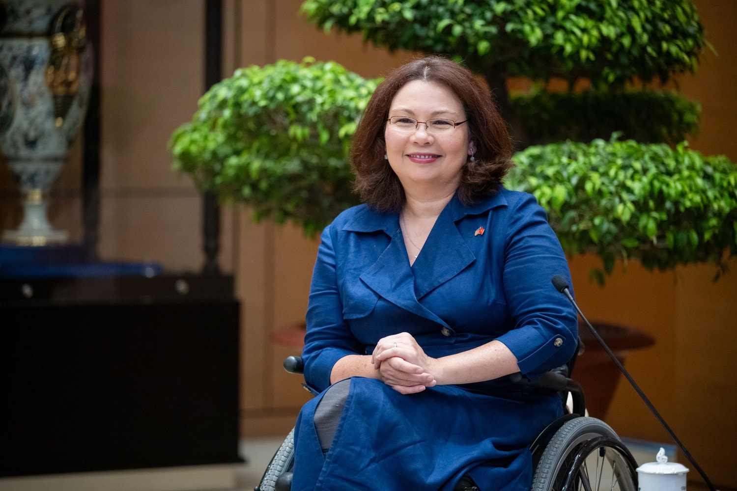 Thượng nghị sĩ Hoa Kỳ Tammy Duckworth tại cuộc tiếp 