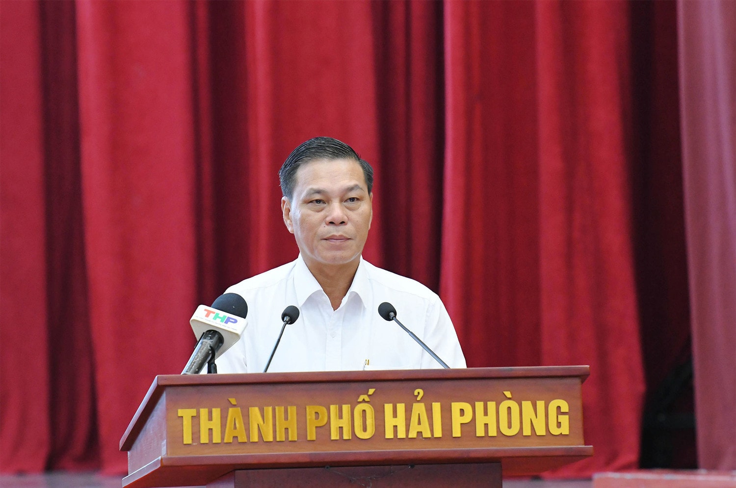 Chủ tịch Quốc hội Trần Thanh Mẫn làm việc với Ban Chấp hành Đảng bộ thành phố Hải Phòng -0