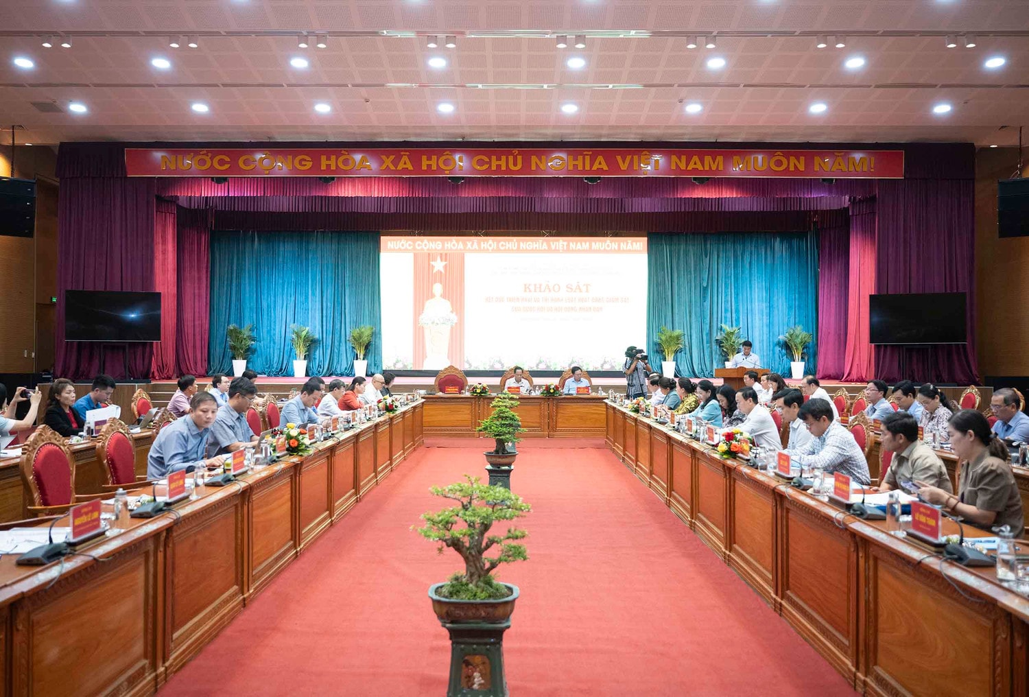 Phó Chủ tịch Quốc hội, Thượng tướng Trần Quang Phương chủ trì cuộc làm việc với Thường trực HĐND tỉnh Bình Định -0