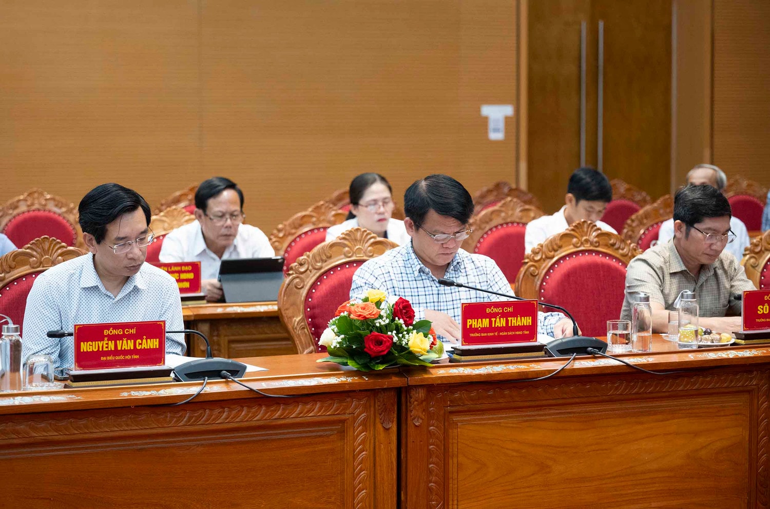 Phó Chủ tịch Quốc hội, Thượng tướng Trần Quang Phương chủ trì cuộc làm việc với Thường trực HĐND tỉnh Bình Định