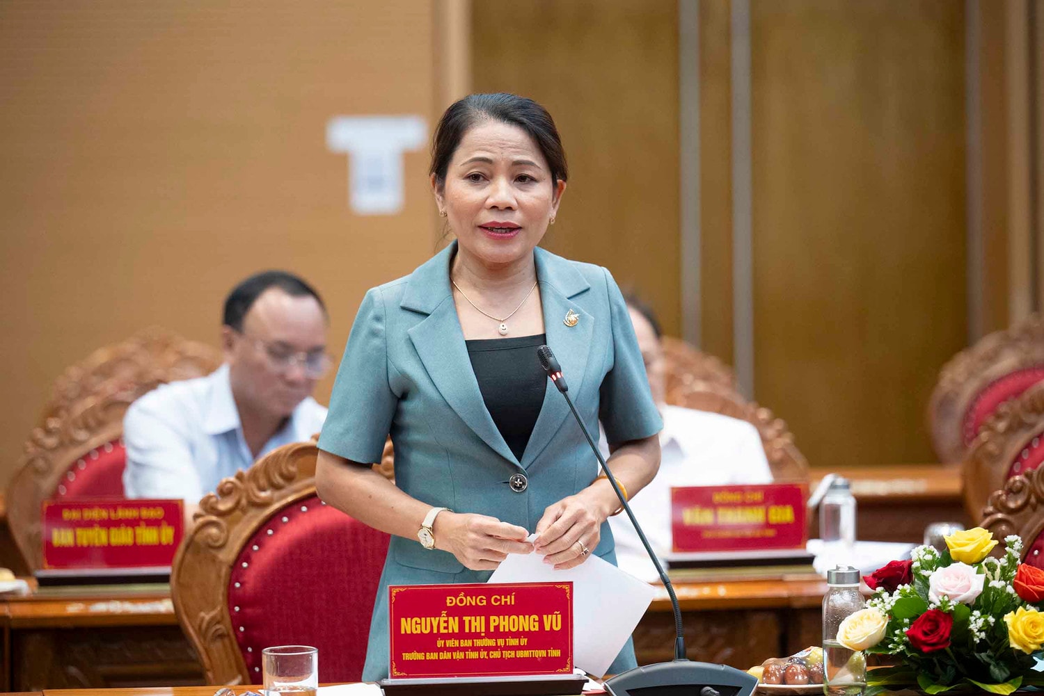Phó Chủ tịch Quốc hội, Thượng tướng Trần Quang Phương chủ trì cuộc làm việc với Thường trực HĐND tỉnh Bình Định -0