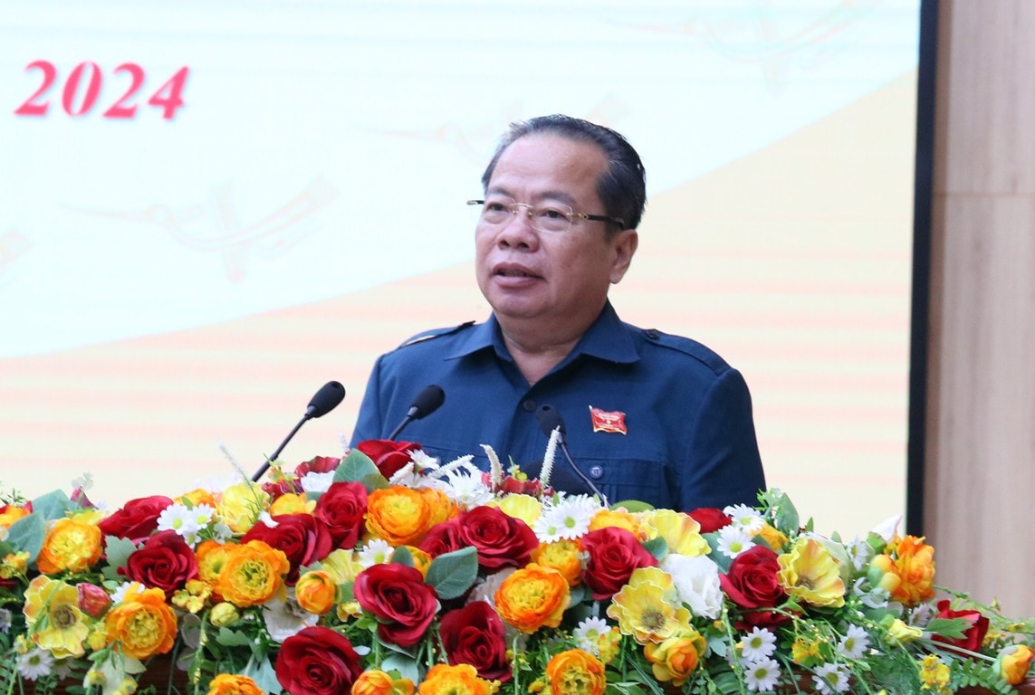 Phó Bí thư Thường trực Tỉnh ủy, Chủ tịch HĐND tỉnh Kiên Giang Mai Văn Huỳnh phát biểu bế mạc Kỳ họp thứ 24 Kiên Giang: Kiên Giang tăng trưởng GRDP cao nhất trong 5 năm qua