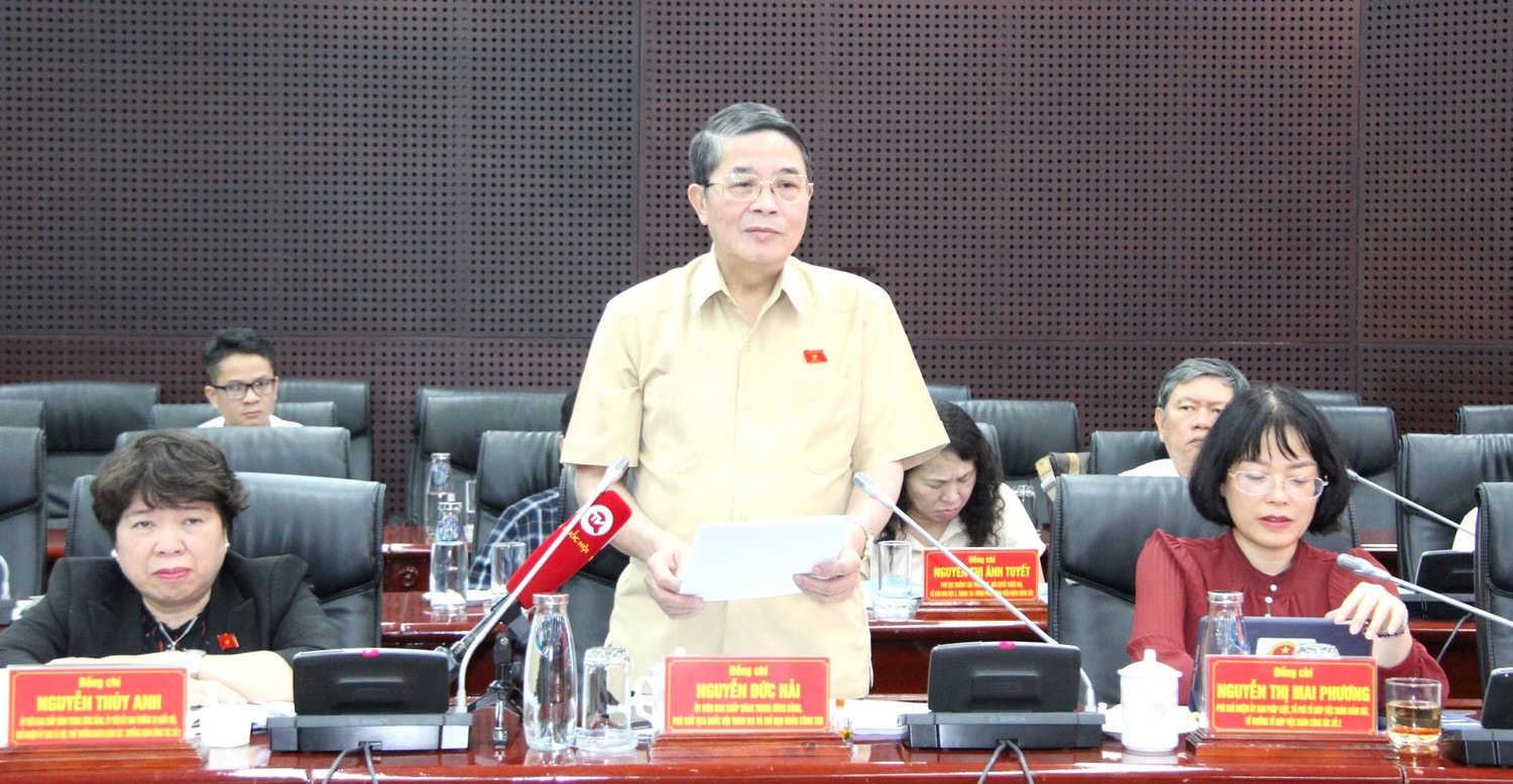 Phó Chủ tịch Quốc hội Nguyễn Đức Hải phát biểu tại buổi làm việc Phó Chủ tịch Quốc hội Nguyễn Đức Hải dự cuộc làm việc với UBND TP. Đà Nẵng về quản lý thị trường bất động sản, nhà ở xã hội -0