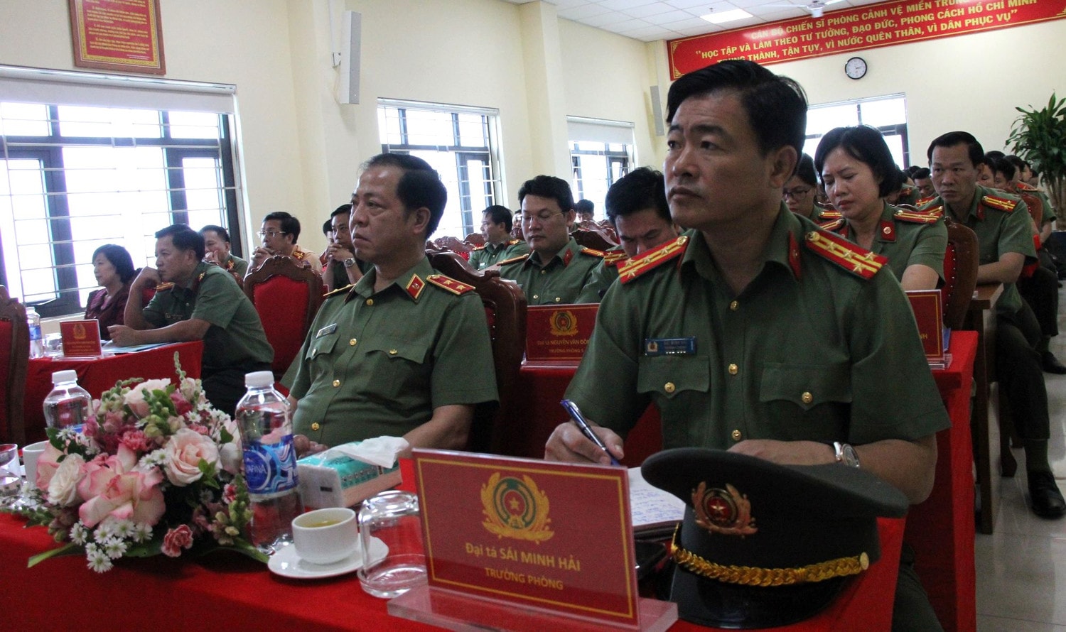 Đại tá Sái Minh Hải, Trưởng phòng Phòng Cảnh vệ miền Trung Phòng Cảnh vệ miền Trung sơ kết công tác 6 tháng đầu năm 2024 -0