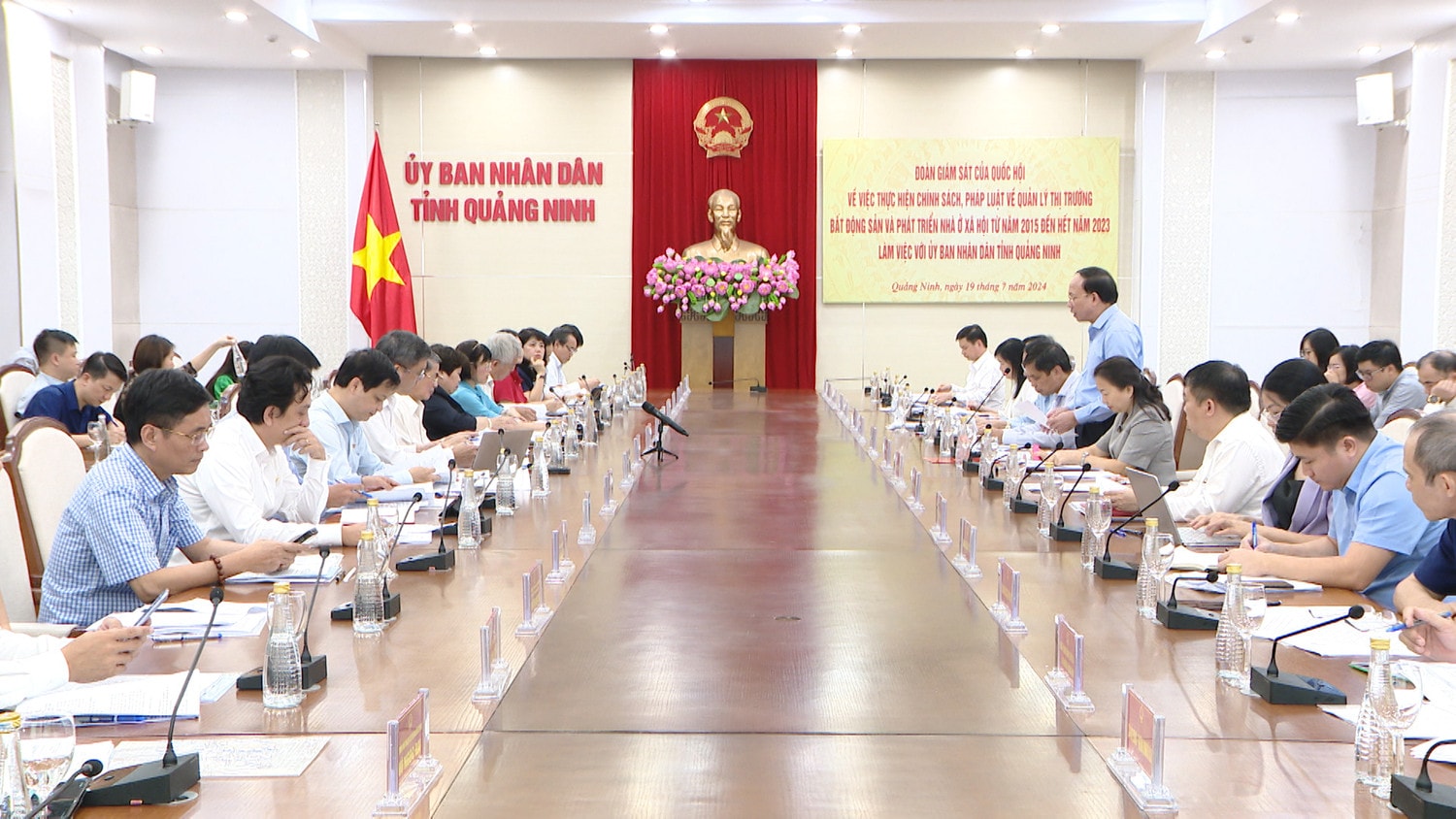 Phó Chủ tịch Quốc hội Nguyễn Đức Hải dự cuộc làm việc với tỉnh Quảng Ninh về quản lý thị trường bất động sản, nhà ở xã hội -0