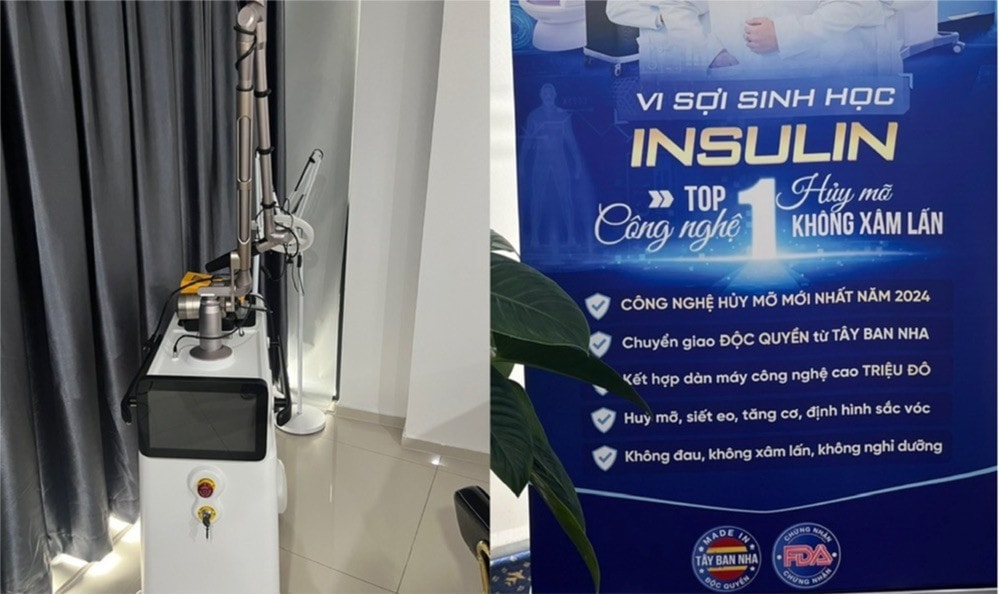 TP. Hồ Chí Minh: Phòng khám Vesta Center quảng cáo giảm béo bằng cấy vi sợi sinh học Insulin trái phép