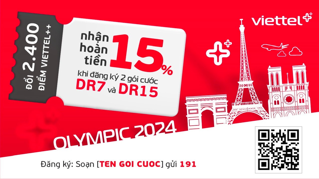 Chào Thế vận hội mùa hè, Viettel ưu đãi data Roaming không giới hạn tại Pháp -1