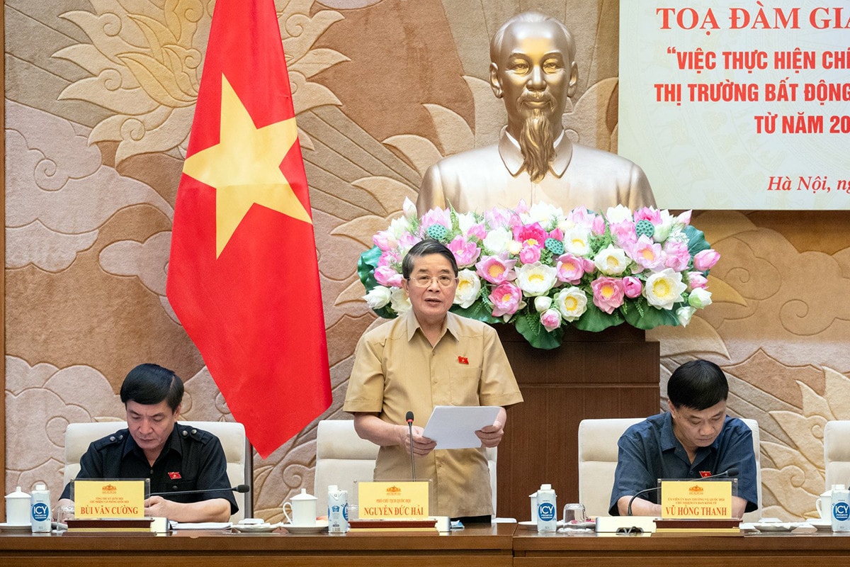 Phó Chủ tịch Quốc hội Nguyễn Đức Hải dự Tọa đàm về quản lý thị trường bất động sản và phát triển nhà ở xã hội -2