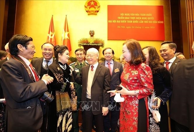 Tổng Bí thư Nguyễn Phú Trọng: Nhà văn hóa lớn, hết lòng vì sự phát triển của văn hóa