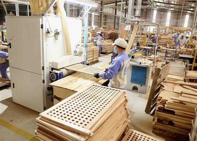 Xuất khẩu gỗ có thể đạt trên 16 tỷ USD trong năm nay. Ảnh minh họa. Nguồn: TTXVN