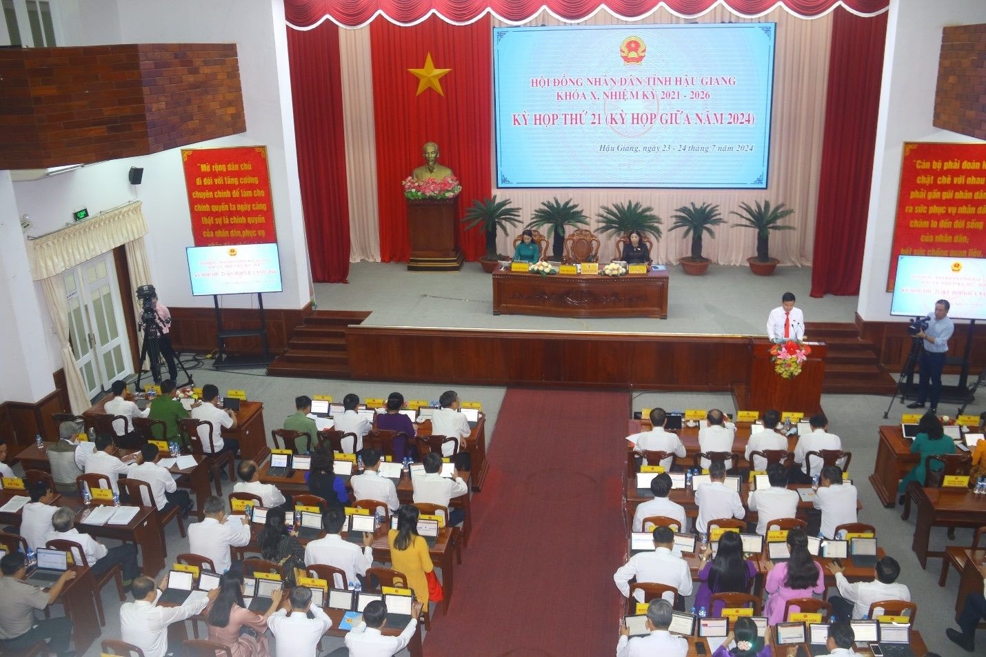 Kỳ họp giữa năm HĐND tỉnh Hậu Giang: Các chỉ số đều tăng so với cùng kỳ