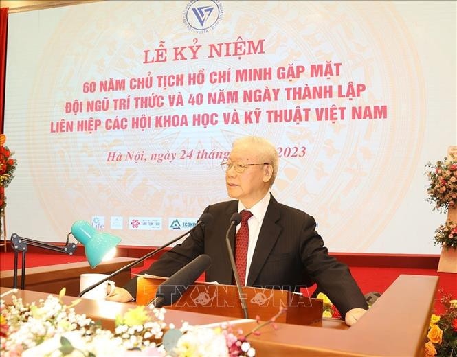 Tổng Bí thư Nguyễn Phú Trọng: Người truyền lửa cho đội ngũ trí thức