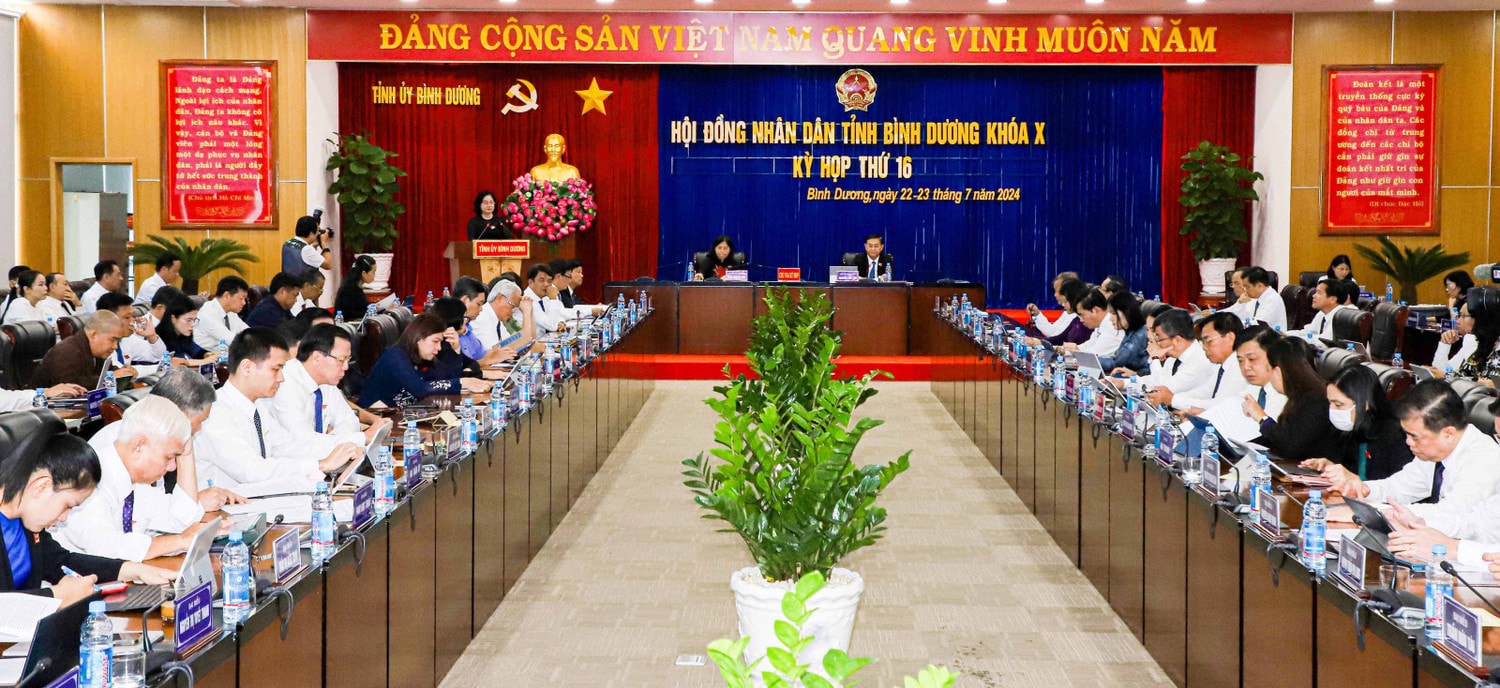 Kỳ họp thứ 16, HĐND tỉnh Bình Dương Khóa X - ẢNH Đ. TRỌNG