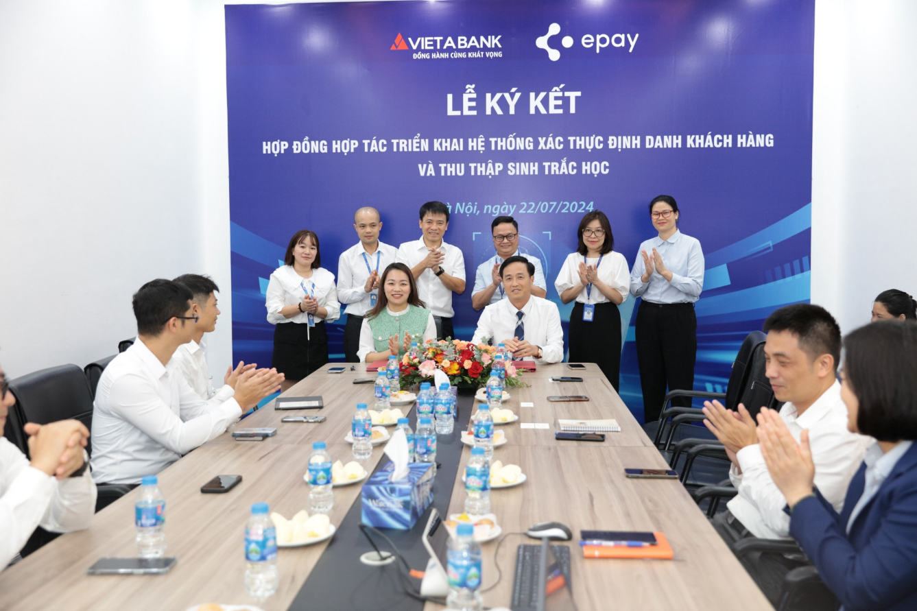 Vietabank hợp tác cùng Epay triển khai hệ thống xác thực định danh khách hàng và thu thập sinh trắc học -0