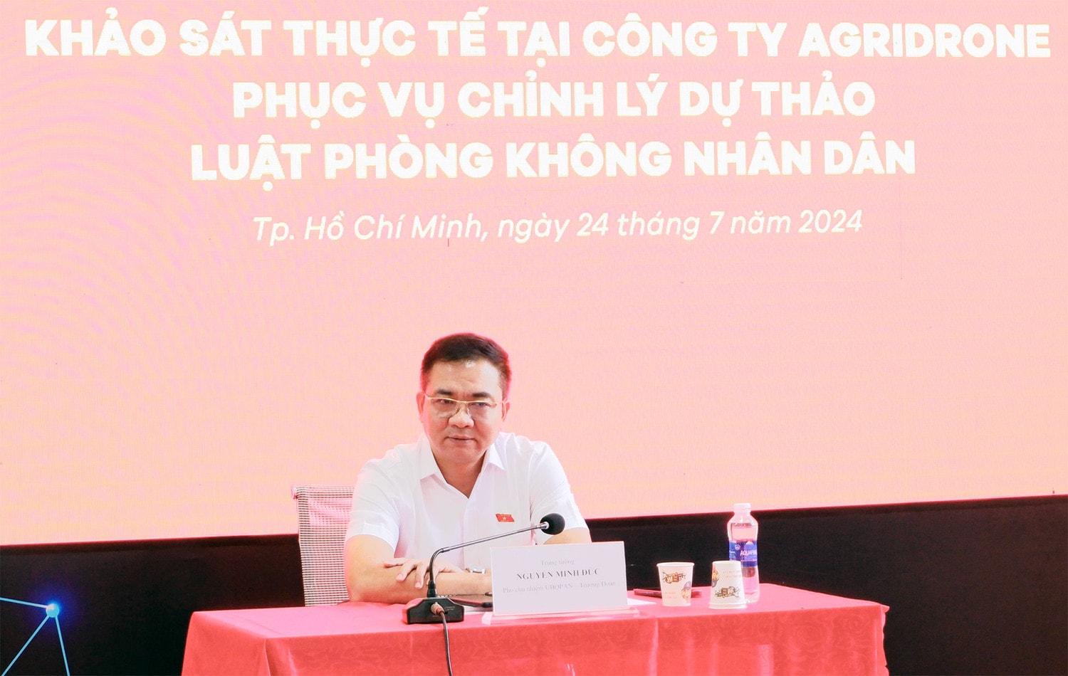 Ủy ban Quốc phòng và An ninh khảo sát thực tế tại TP. Hồ Chí Minh về dự án Luật Phòng không nhân dân -0
