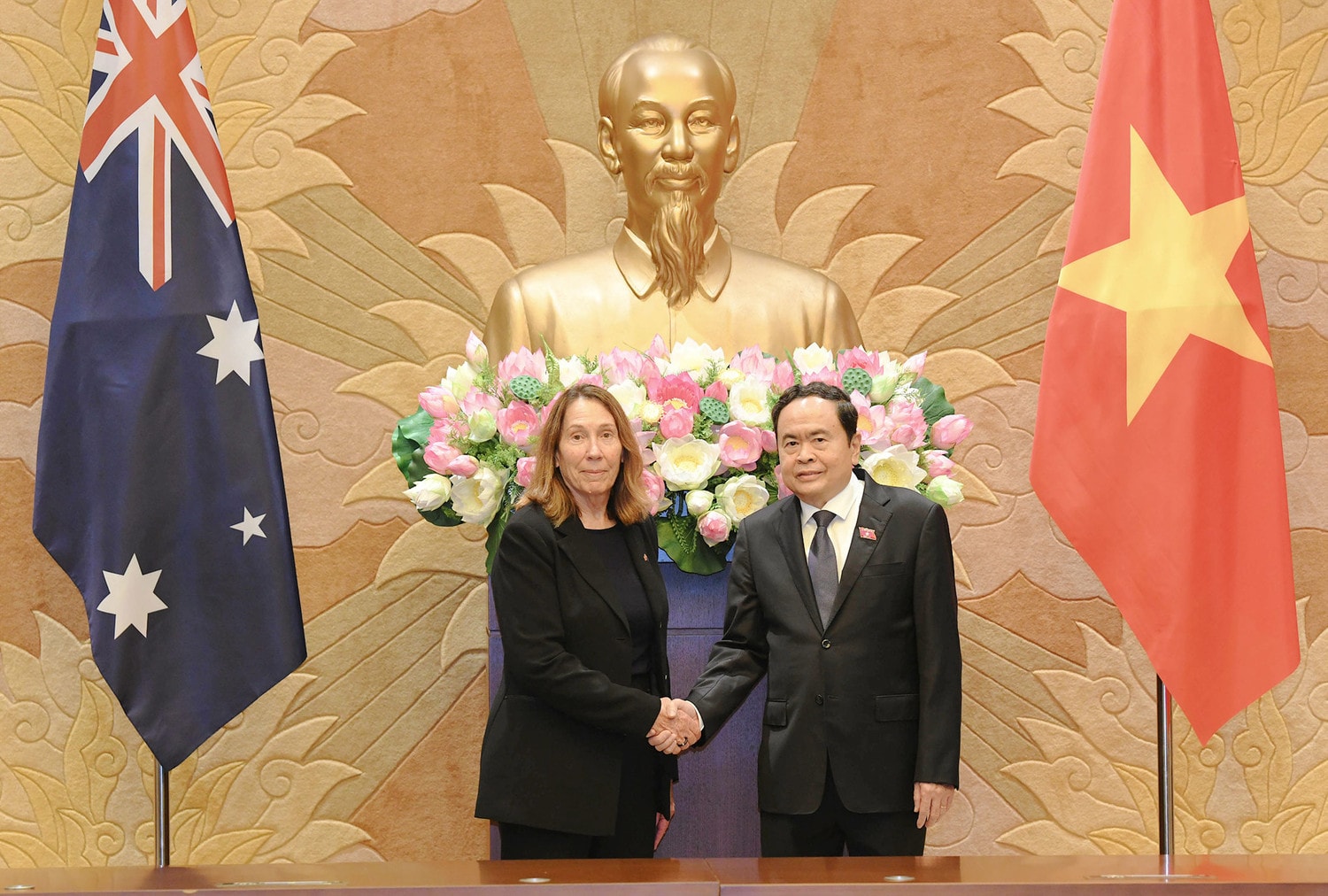 Chủ tịch Quốc hội Trần Thanh Mẫn tiếp Chủ tịch Thượng viện Australia -0