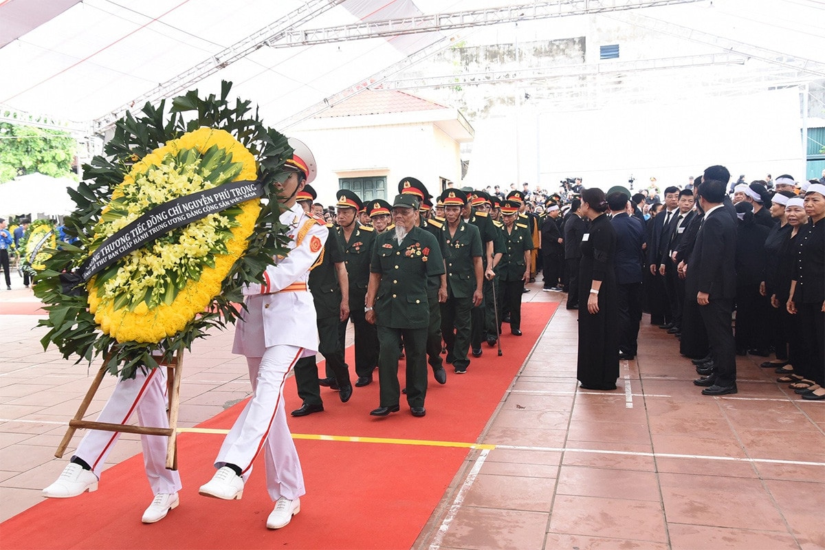 Sau 18h chiều nay, 25.7, Ban Tổ chức sẽ sắp xếp để Nhân dân vào viếng Tổng Bí thư Nguyễn Phú Trọng -0